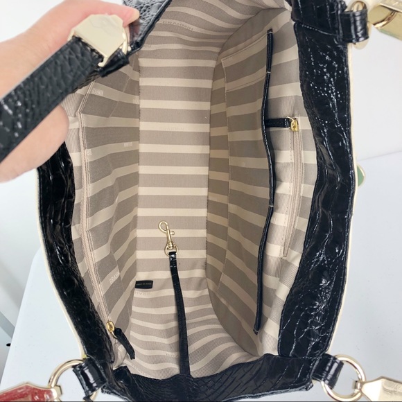 New Brahmin Green Black shoulder bag - Picture 5 of 8